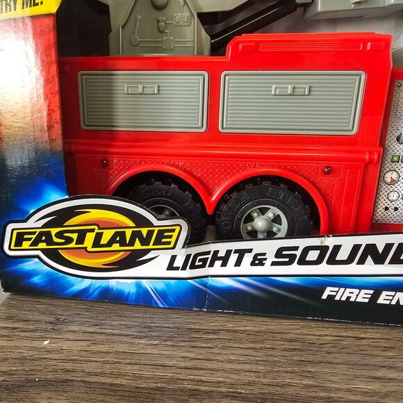 Fast Lane Fire Department Lights Sound 14.5" Emergency Rescue Toy. NWT - Picture 8 of 9